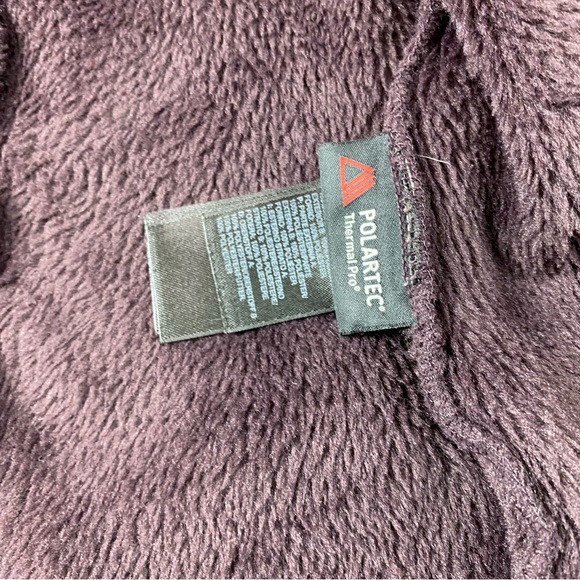 Vintage The North Face Burgandy Denali Fleece Polartec Jacket Women’s Size XL - Picture 8 of 13